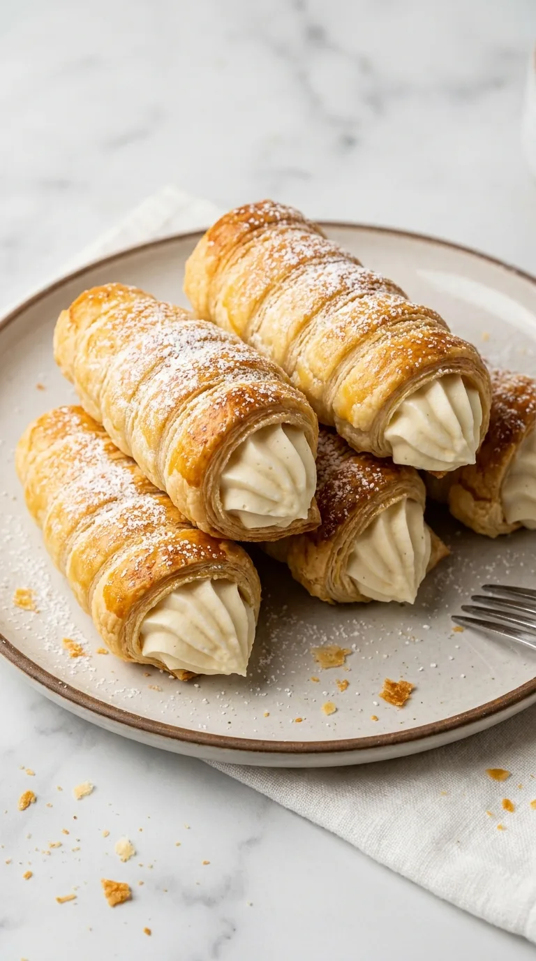 Indulge in Creamy Delight: Italian Cannoncini Treats Recipe introduction image
