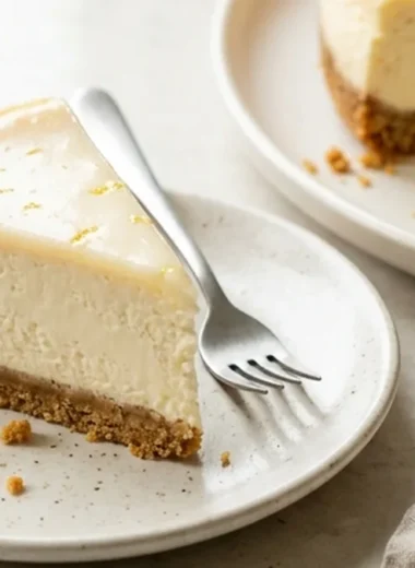 Lemon Cheesecake finished recipe