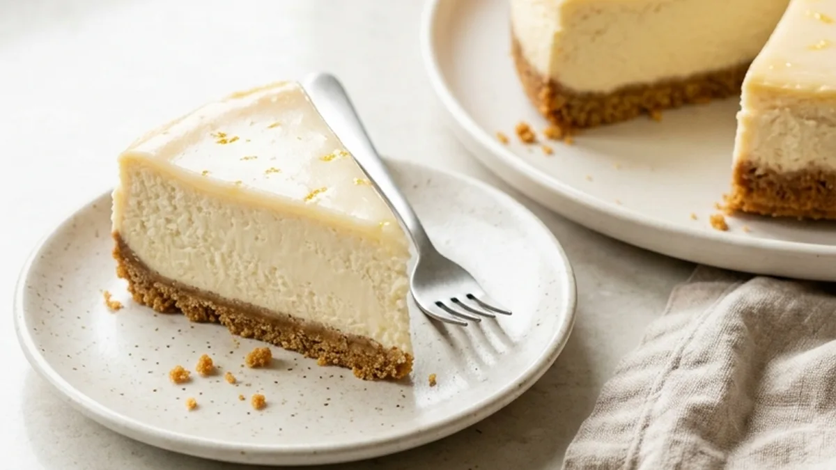 Lemon Cheesecake finished recipe