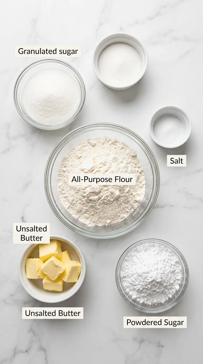 Lemon Glazed Loaf Cake ingredients