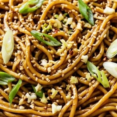Mongolian Noodles finished recipe