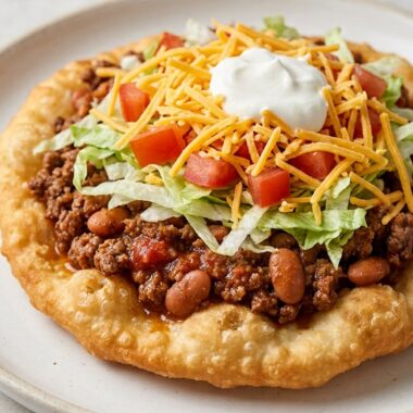 Navajo Taco finished recipe
