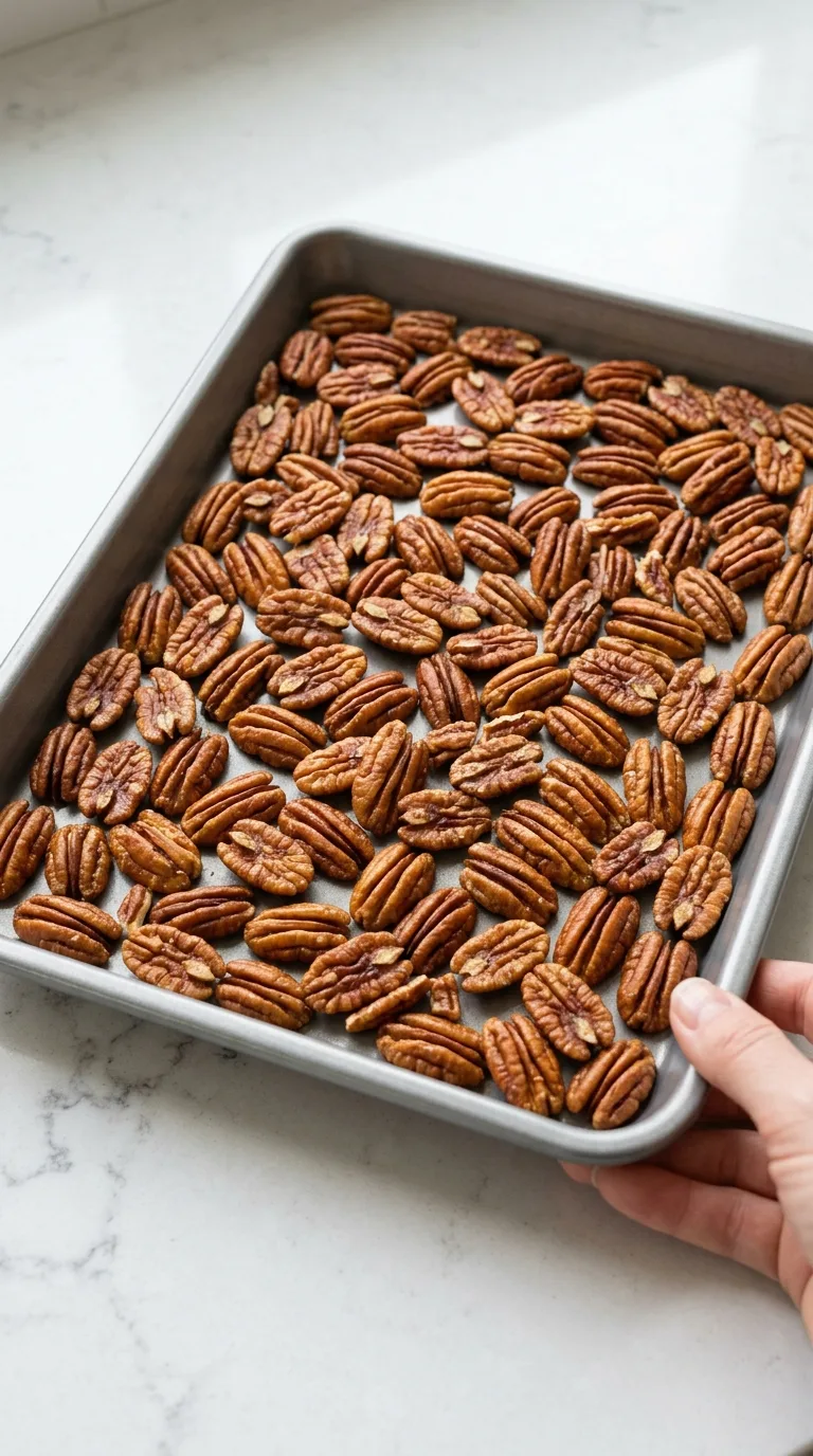 Pecan Pie Brownie Bites step 1