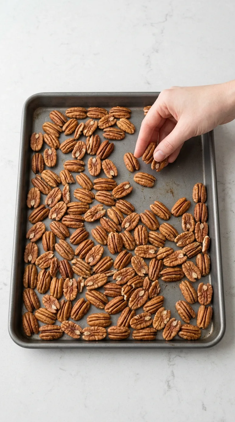 Pecan Pie Brownie Bites step 2