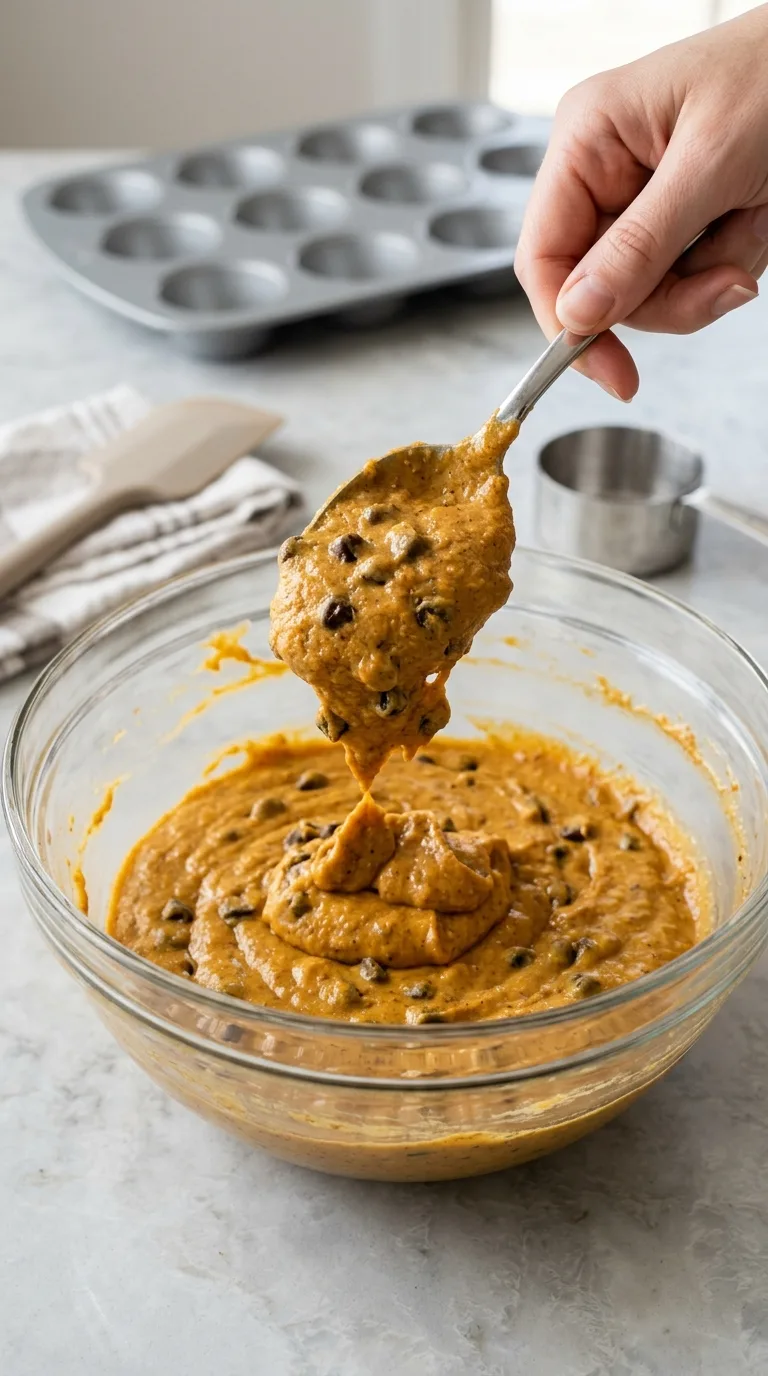 Pumpkin Chocolate Chip Muffins step 6
