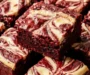 Red Velvet Brownies with Cream Cheese Swirl