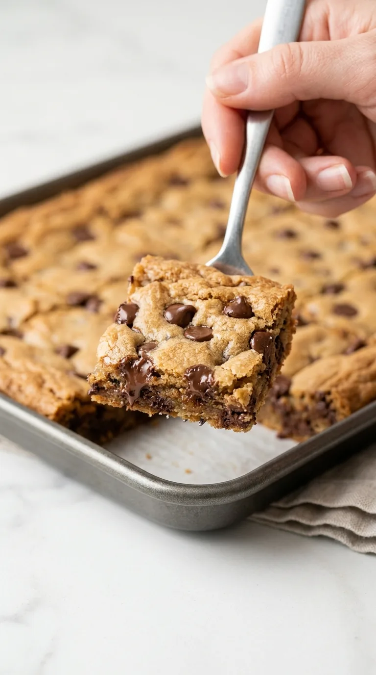 Sheet Pan Chocolate Chip Cookies final dish