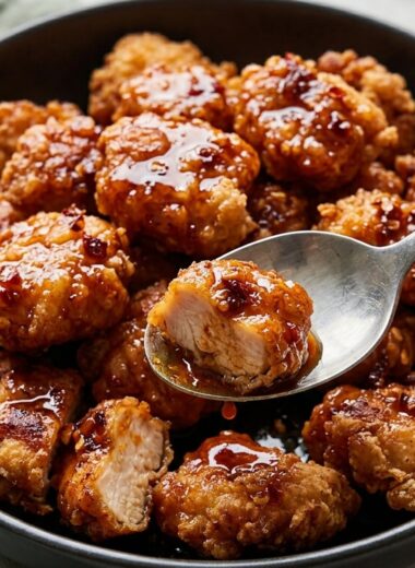 Spicy Hunan Chicken finished recipe
