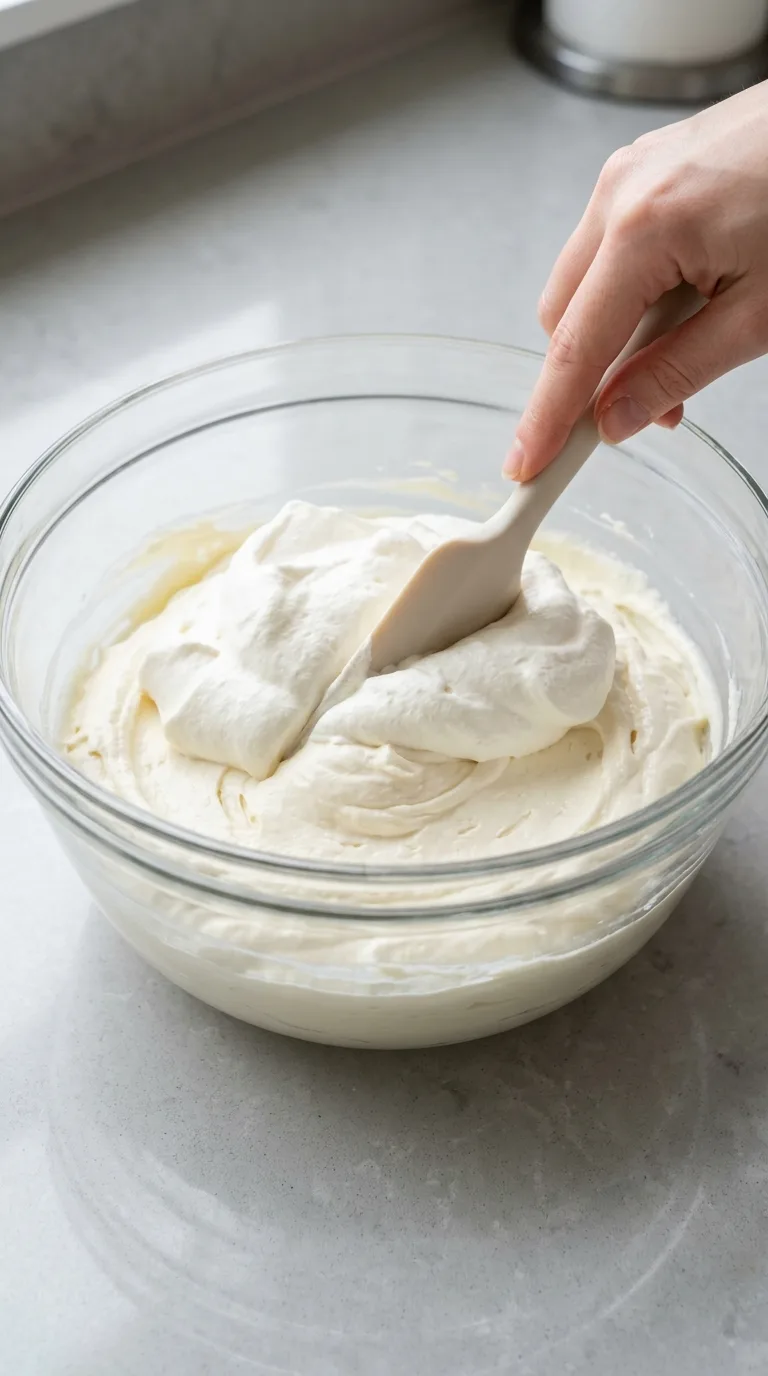 Strawberries and Cream Cheesecake step 9