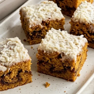 Sweet Potato Honeybun Cake Recipe with Grated Icing finished recipe