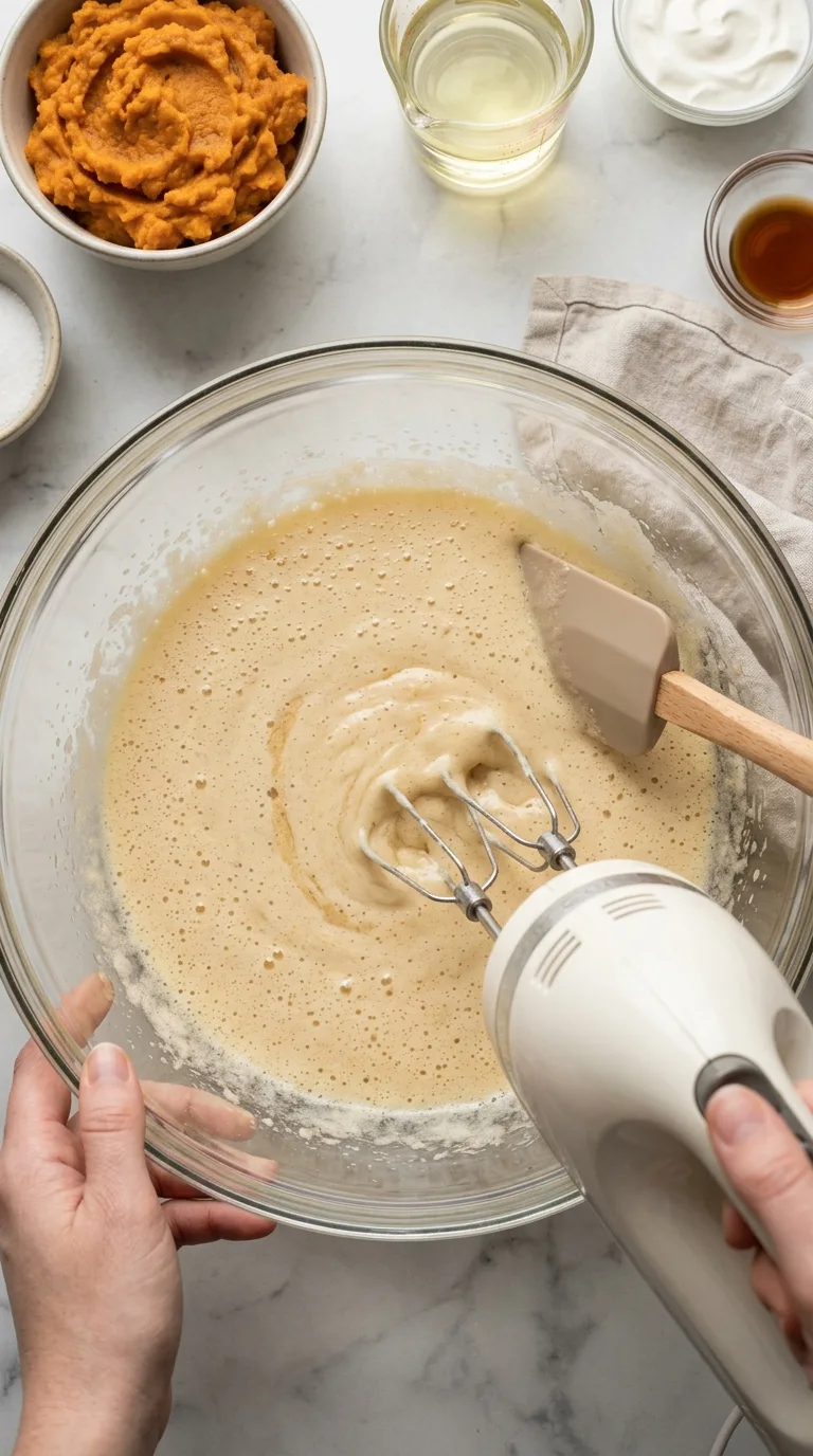 Sweet Potato Honeybun Cake Recipe with Grated Icing step 3