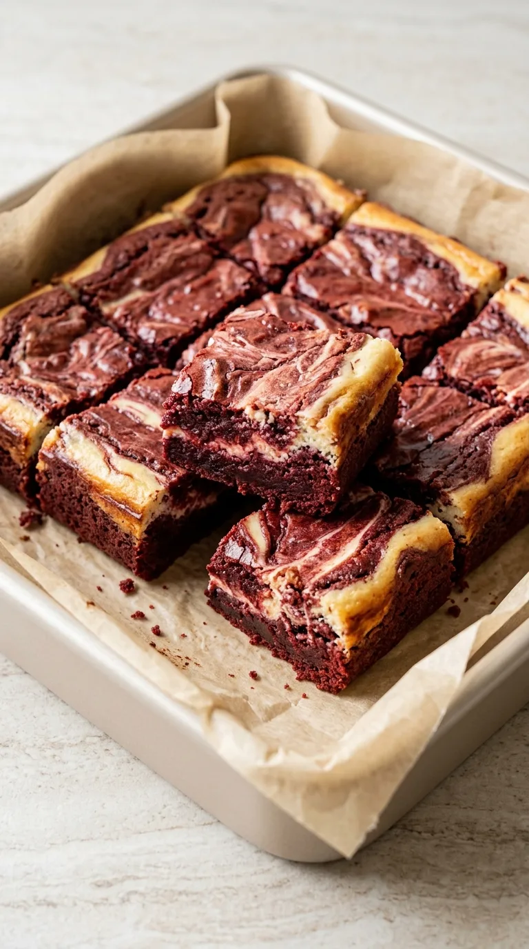 The Best and Authentic Red Velvet Cheesecake Brownies featured image