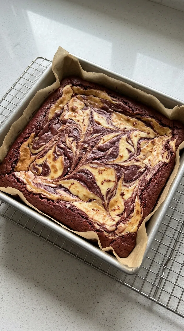 The Best and Authentic Red Velvet Cheesecake Brownies step 1