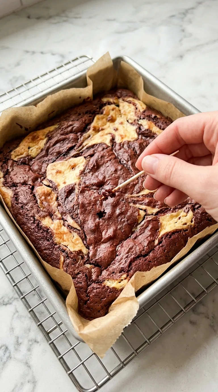 The Best and Authentic Red Velvet Cheesecake Brownies step 4