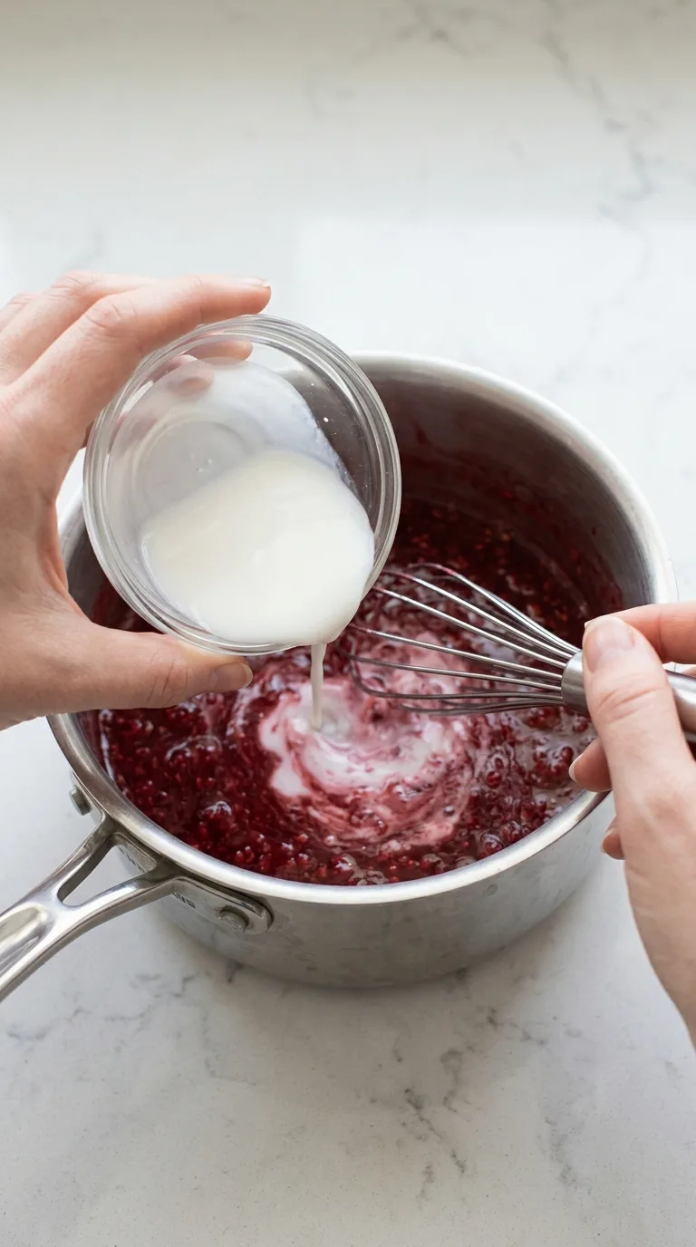 White Chocolate Raspberry Cheesecake step 9